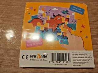 Caja con 4 puzles Infantiles Zoo. Nuevo.