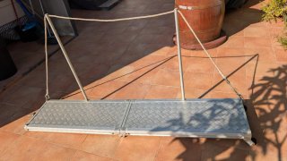 Pasarela de barco en aluminio con pasamanos