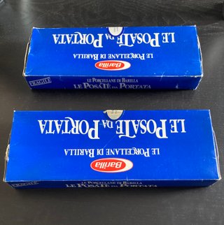4 Posate da portata Barilla in porcellana