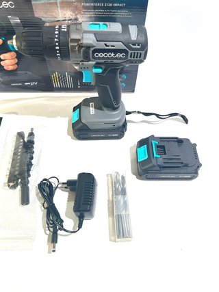 Cecotec Taladro Percutor 21V 2 Baterías
