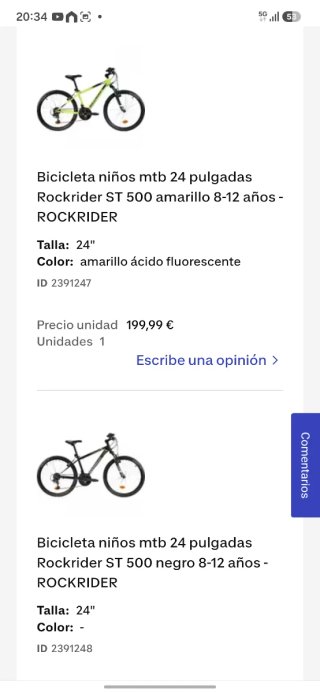 Bicicletas Rockrider ST 500 (2 unidades)