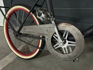 Bicicleta Clásica Restaurada Freno contra pedal.