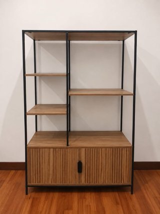 Estantería Mueble Madera y Metal