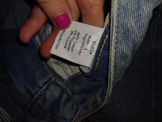 Pantalón vaquero ancho Talla L