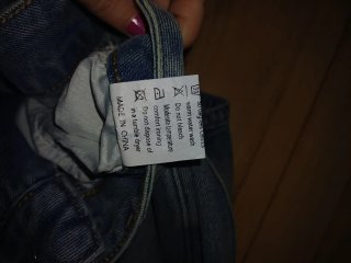 Pantalón vaquero ancho Talla L