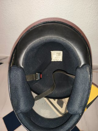 Casco Integral Vintage NZI Negro/Morado