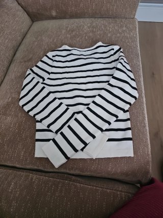 Jersey Dunnes rayas blanco y negro talla xs-s