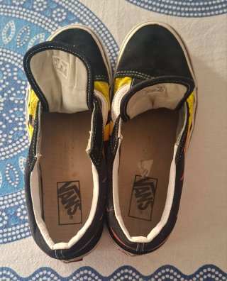 Zapatillas Vans Talla 38 Diseño Llamas