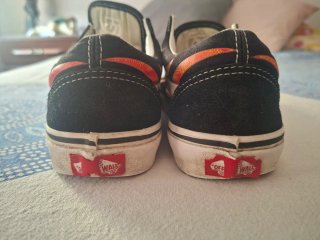 Zapatillas Vans Talla 38 Diseño Llamas