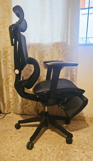 Silla de oficina ergonómica reclinable