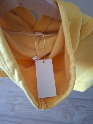 Sudadera amarilla con capucha Talla S