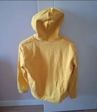 Sudadera amarilla con capucha Talla S