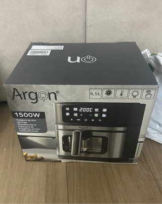 Freidora de Aire Argon 1500W 6.5L