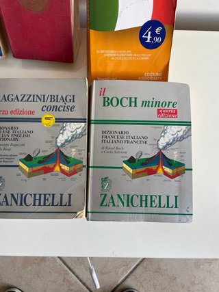 Lotto Dizionari e Vocabolari (Zanichelli, Inglese,