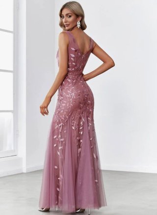 Vestido de noche Ever Pretty Sirena V-neck