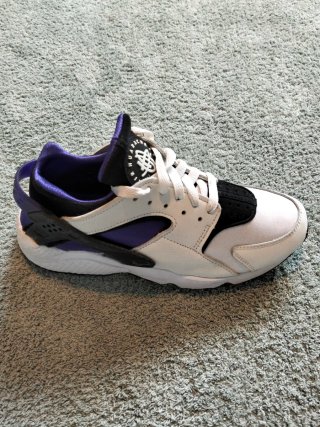 Nike Huarache Lila y Blanco Talla 39