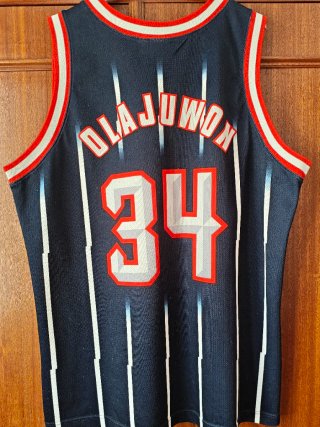 Camiseta NBA Champion Rockets Olajuwon XL
