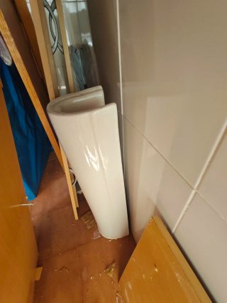Lavamanos de porcelana