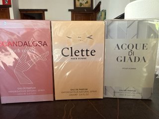 Lote 3 perfumes/colonias 100ml mujer