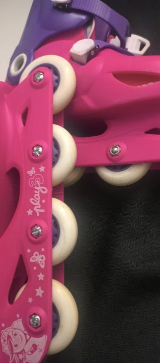 Patines en línea rosas Decathlon talla 34-36