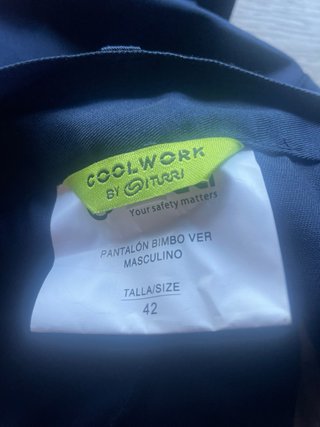 Lote 3 Pantalones Trabajo Iturri Azul Talla M