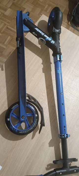 Patinete Plegable Urban KRF Negro/Azul