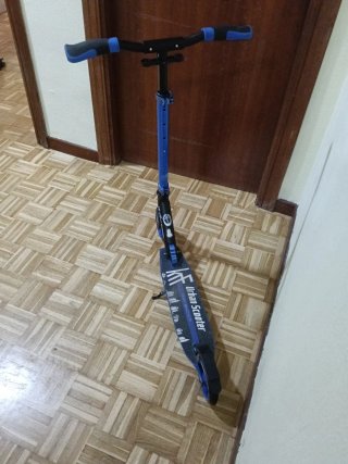 Patinete Plegable Urban KRF Negro/Azul