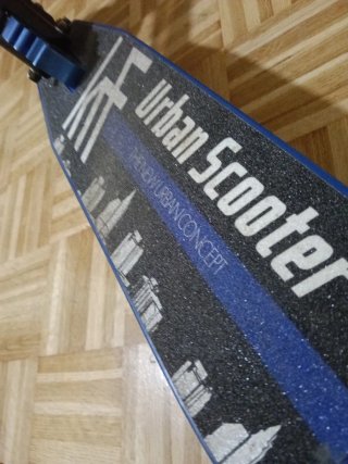Patinete Plegable Urban KRF Negro/Azul