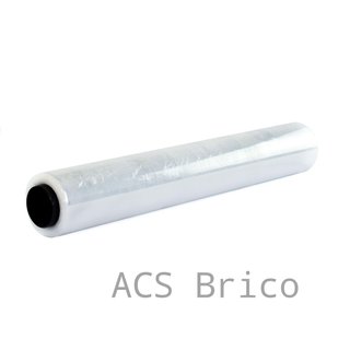 Film Plástico Estirable Transparente 1,20 Kg - Mandril 100 Gr Pet