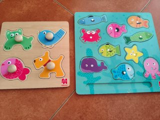 Puzzles de madera para bebés