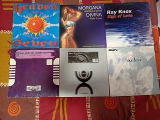 Lote 37 vinilos makina,progressive,vocal bases etc