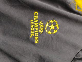 Camiseta Adidas Champions League Negra y Amarilla