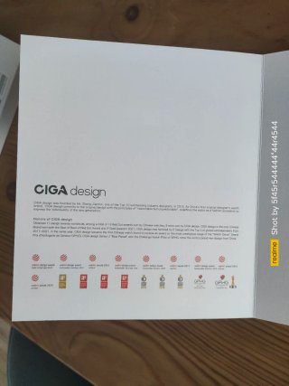 Reloj Ciga Design Automático Esqueleto