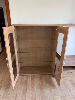Mueble de salón modular madera