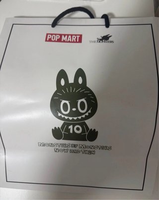 Pop Mart Labubu 10th Aniversario Peluche con bolsa