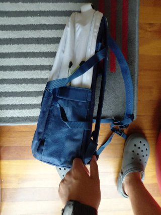 Mochila Bullpadel Padel Blanca y Azul