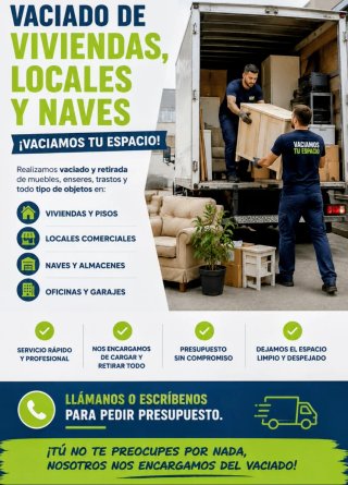 Vaciado de viviendas