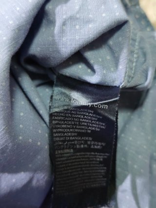 Camisa Tommy Hilfiger Azul de Lunares