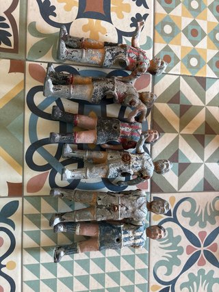 Figuras futbolín vintage