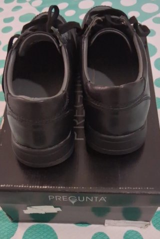 Scarpe uomo Pregunta pelle nera n.41