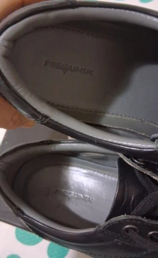 Scarpe uomo Pregunta pelle nera n.41