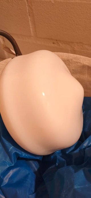 Ventilador de techo blanco con lámpara