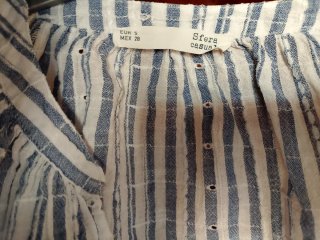 Camiseta Sfera rayas azul y blanco Talla S