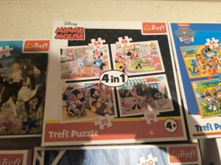 Lotes Puzzles Disney y Juego Memory