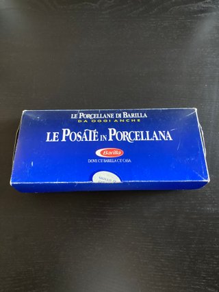 1 Set Posate Porcellana Barilla