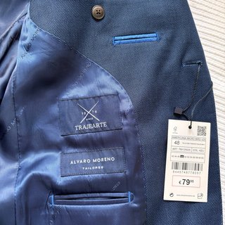 Chaqueta Americana Azul Alvaro Moreno