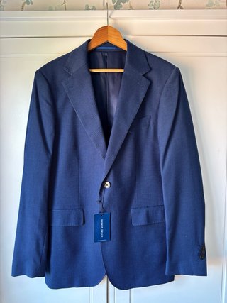 Chaqueta Americana Azul Alvaro Moreno