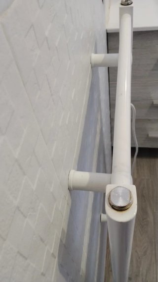 Toallero eléctrico radiador blanco