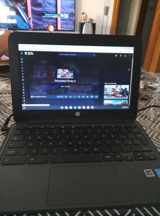 Ordenador HP Chromebook Negro/Gris