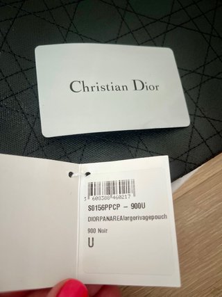 Bolso pochette Dior Panarea Negro